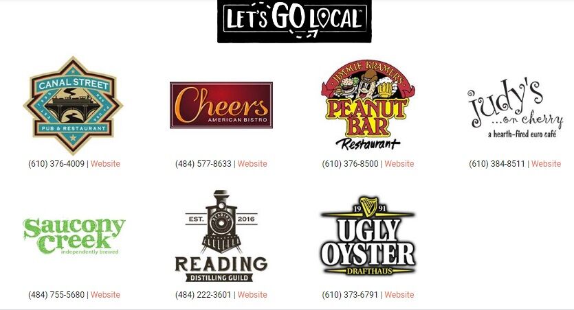 Reading restaurants winter passport